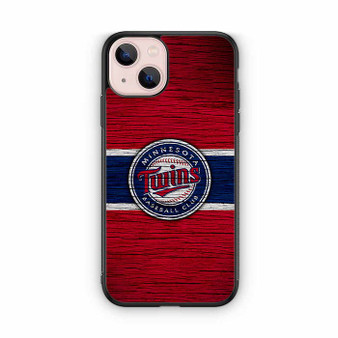 Minnesota Twins Wooden textur iPhone 13 Series Case