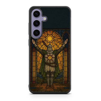 Dark Souls Solaire of Astora Stained Glass Samsung Galaxy S24 Series Case