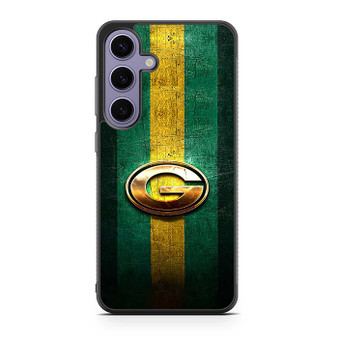 Green Bay Packers Golden Logo Nfl Samsung Galaxy S24 Series Case