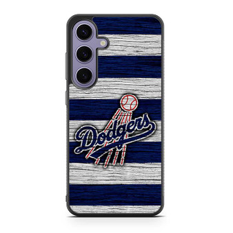 Los Angeles Dodgers Wooden Style Samsung Galaxy S24 Series Case
