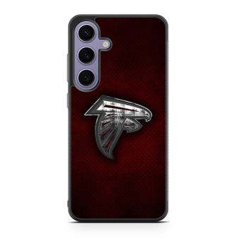 Atlanta Falcons Metal logo Samsung Galaxy S25 Series Case