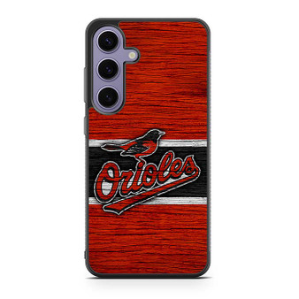 Baltimore Orioles Wooden Style Samsung Galaxy S25 Series Case
