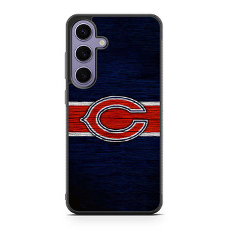 Chicago Bears Wooden Logo Samsung Galaxy S25 Series Case