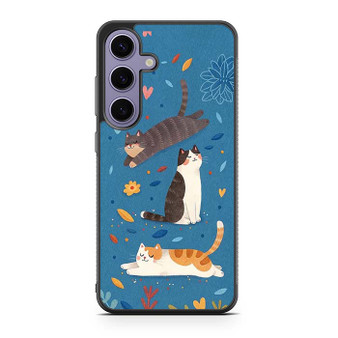 Cute Cats Samsung Galaxy S25 Series Case