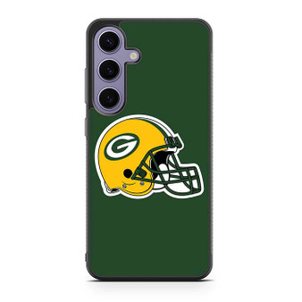 Green Bay Packer Helmet Samsung Galaxy S25 Series Case