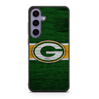 Green Bay Packer Wooden Style Samsung Galaxy S25 Series Case