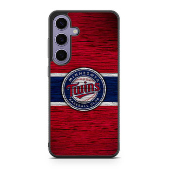 Minnesota Twins Wooden textur Samsung Galaxy S25 Series Case