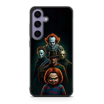 Pennywise Micheal Myers Jason Voorhees and Chucky Samsung Galaxy S25 Series Case