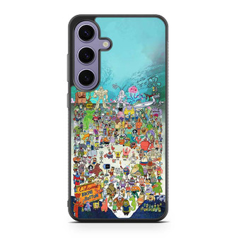 Spongebob Squarepants All Characters Samsung Galaxy S25 Series Case