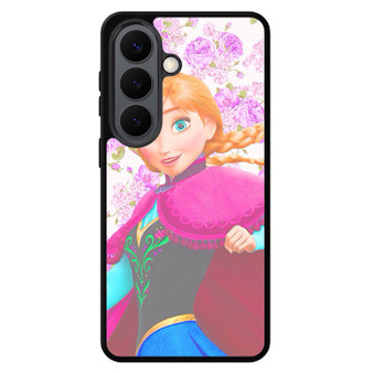 Anna Frozen Pink Floral Samsung Galaxy S26 Case