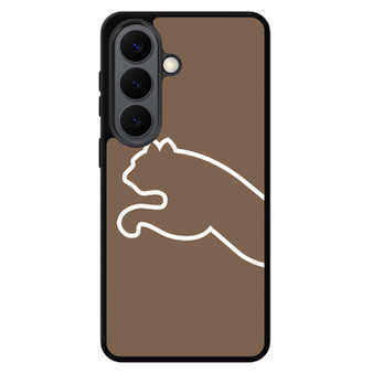 brown puma half logo Samsung Galaxy S26 Case