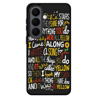 Coldplay Lyrics 2 Samsung Galaxy S26 Case