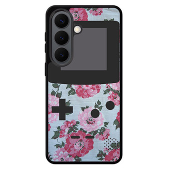 floral vintage gameboy Samsung Galaxy S26 Case