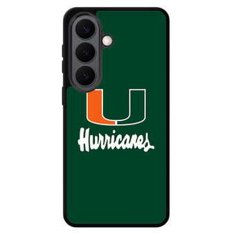 Miami Hurricanes Logo Samsung Galaxy S26 Case