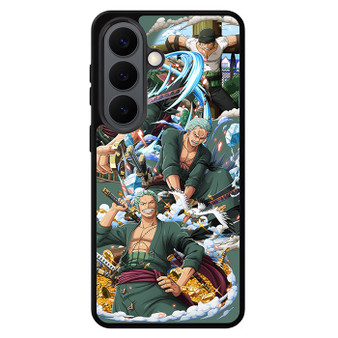 One Piece Collage Roronoa Zoro Samsung Galaxy S26 Case