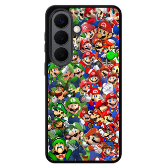 Mario Luigi Collages Samsung Galaxy S26 Case