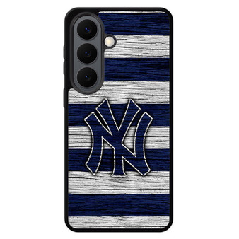 New York Yankees Wooden Style Samsung Galaxy S26 Case