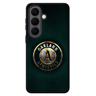 Oakland Athletics Green metal Samsung Galaxy S26 Case