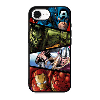 Captain America and Hulk and Thor and Iron man iPhone 17e Case
