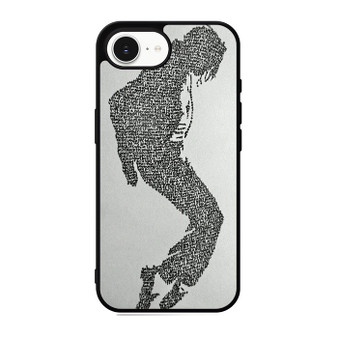 Michael Jackson word art iPhone 17e Case