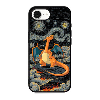 Charizard Inferno Beneath the Starry Night Pokemon iPhone 17e Case