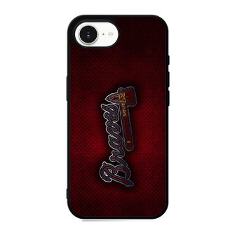 Atlanta Braves Red Metal Style iPhone 17e Case