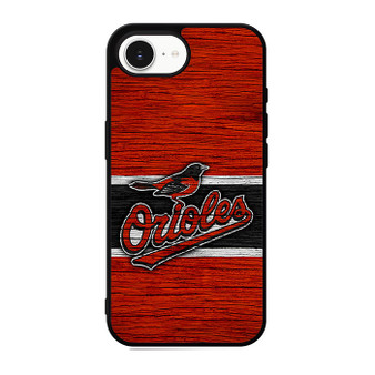 Baltimore Orioles Wooden Style iPhone 17e Case
