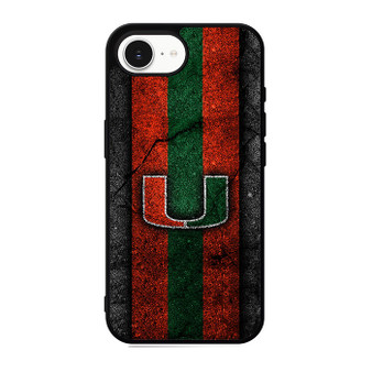 Miami Hurricanes  Asphalt Style iPhone 17e Case