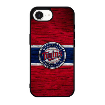 Minnesota Twins Wooden textur iPhone 17e Case