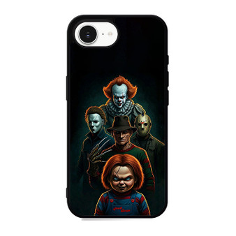 Pennywise Micheal Myers Jason Voorhees and Chucky iPhone 17e Case