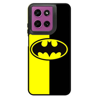 Batman Old Logo With Black & Yellow Background Motorola Moto G 2026 Case