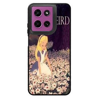 alice in wonderland stay weird Motorola Moto G 2026 Case
