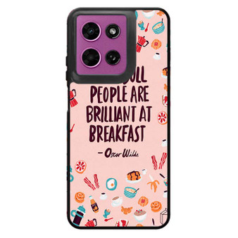 Oscar Wilde Quote Motorola Moto G 2026 Case