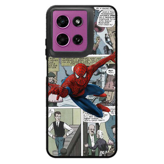 Spiderman Marvel Comic Cover Motorola Moto G 2026 Case