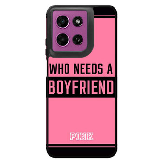 Who Needs A Boyfriend Pink Motorola Moto G 2026 Case