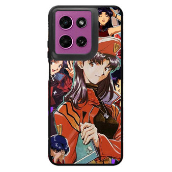 Evangelion Misato Katsuragi Collage Motorola Moto G 2026 Case