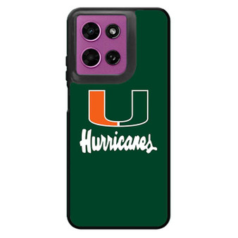 Miami Hurricanes Logo Motorola Moto G 2026 Case