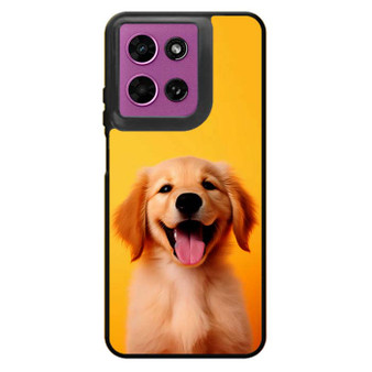 Cute puppy laughing Motorola Moto G 2026 Case