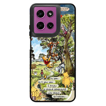 Winnie the pooh and friends quote Motorola Moto G 2026 Case