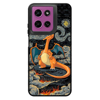 Charizard Inferno Beneath the Starry Night Pokemon Motorola Moto G 2026 Case