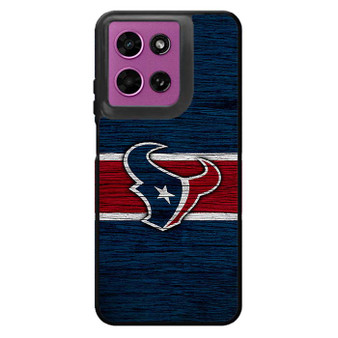 Houston Texans Wooden Style Motorola Moto G 2026 Case