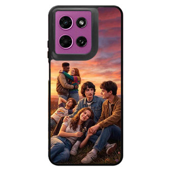 Stranger Things Characters Sunrise Motorola Moto G 2026 Case