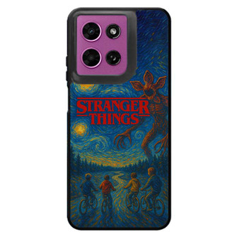 Stranger Things Starry Night in Hawkins Motorola Moto G 2026 Case