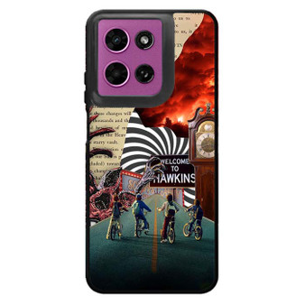 Stranger Things Wlcome to Hawkins Motorola Moto G 2026 Case