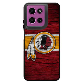 Washington Commanders Wooden Style Motorola Moto G 2026 Case