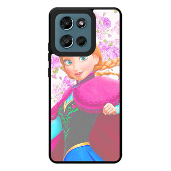 Anna Frozen Pink Floral Motorola Moto G Play 2026 Case