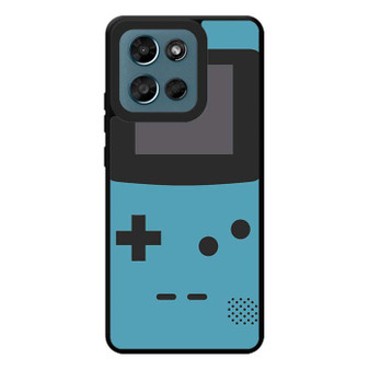 blue custom gameboy Motorola Moto G Play 2026 Case
