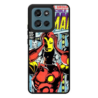 Iron Man Marvel Comic Cover Motorola Moto G Play 2026 Case