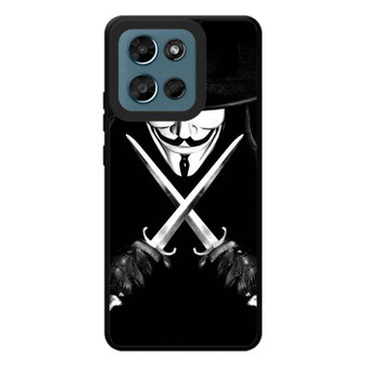 V For Vendetta Annonymous Motorola Moto G Play 2026 Case