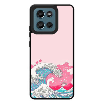 Ocean Wave in Pink Art Motorola Moto G Play 2026 Case